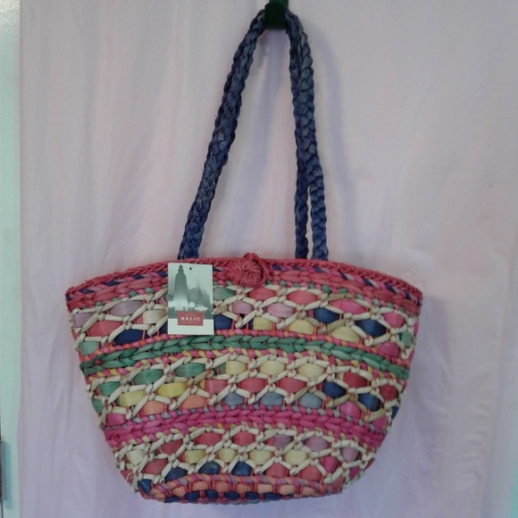 ⛱️ OFF TO THE BEACH'.Relic Beach Tote Bag ⛱️ - Picture 3 of 7